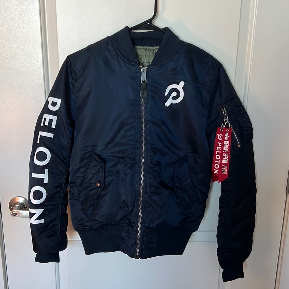 Peloton x Aviator Nation Reversible Bomber Jacket - Size Small